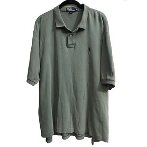 Polo Mens Short Sleeve Collared Pullover Green Pony Soft Polo Shirt XXL